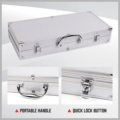 18Pcs BBQ Tool Set Stainless Steel Barbecue Utensil Cooking Grill Outdoor Cook