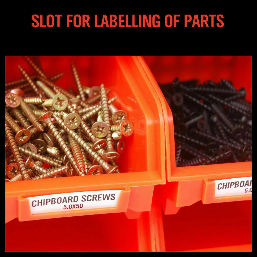 30 Bins Tool Storage Wall Mounted Organiser Parts Garage Workshop Box Heavy Duty - Mekamart Australia