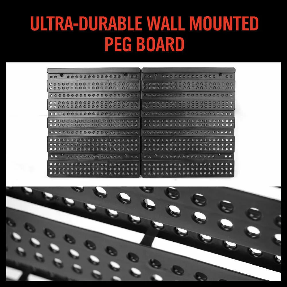 30 Bins Tool Storage Wall Mounted Organiser Parts Garage Workshop Box Heavy Duty - Mekamart Australia