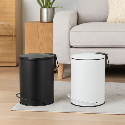 3L Soft Close Pedal Bin Black