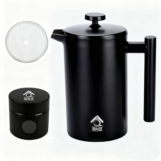 1000ml French Press Coffee Maker Coffee Container & Extra Filter Set