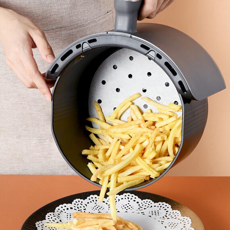 100Pcs 7/8/9 Non-Stick Air Fryer Parchment Liners - 18CM - Mekamart Australia
