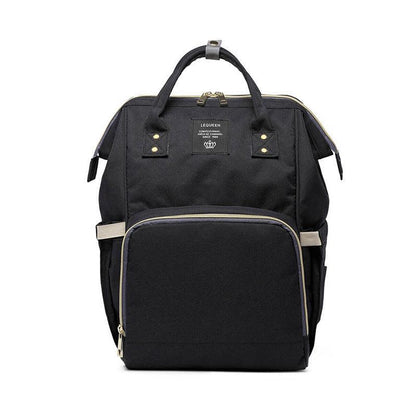 Luxury Multifunctional Diaper Nappy Backpack Maternity Mummy Changing Bag - Wavy Grain