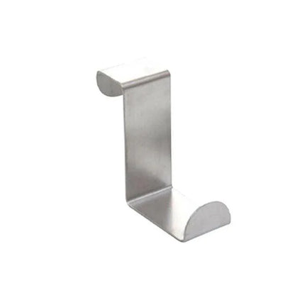 4X/6X Over Door Hooks Hanger Holder Stainless Steel Cabinet Organizer Clothes 4.5cm - 4 PCS - Mekamart Australia