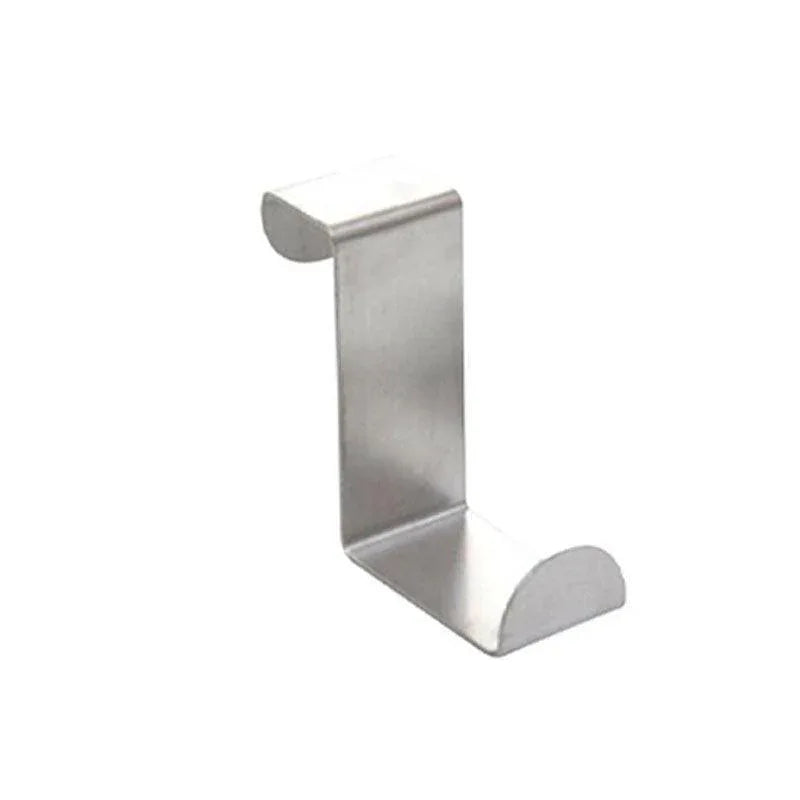 4X/6X Over Door Hooks Hanger Holder Stainless Steel Cabinet Organizer Clothes 4.5cm - 6 PCS - Mekamart Australia