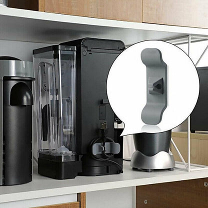 Cord Organizer Wrap Holder 4pcs Kitchen Appliance Cable Winder Adhesive Clip - 4PCS Black