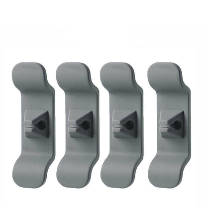 Cord Organizer Wrap Holder 4pcs Kitchen Appliance Cable Winder Adhesive Clip - 4PCS Black