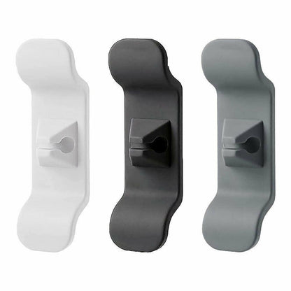Cord Organizer Wrap Holder 4pcs Kitchen Appliance Cable Winder Adhesive Clip - 2PCS White+2PCS Black
