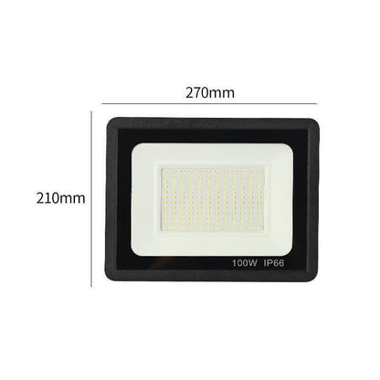 LED Flood Light 50W 100W 200W Outdoor Waterproof IP66 Cool White Security Lamp - 100W