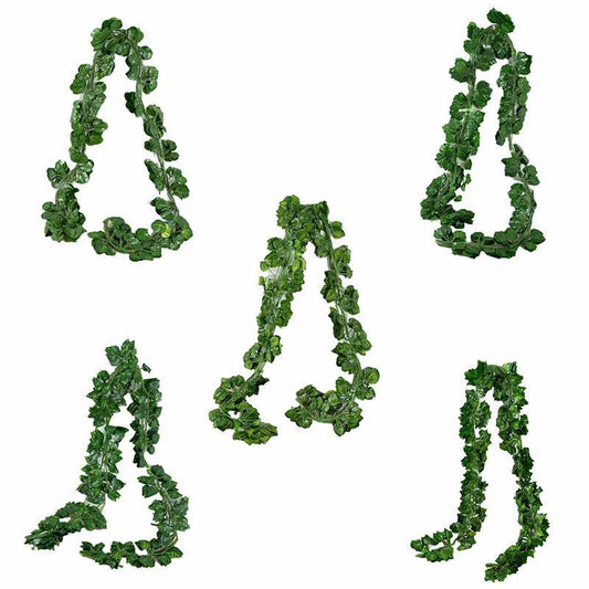 12 X 2M Artificial Ivy Vine Fake Foliage Flower Hanging Leaf Garland Plant Party - Grape Leaves