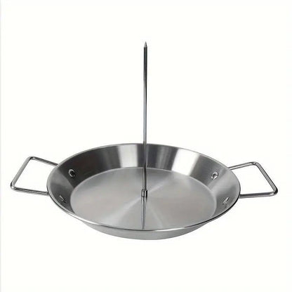 Stainless Steel Vertical Skewer Grill Pan Barbecue Kebab Rack Grill Cooking Tool