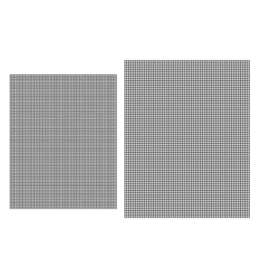 3/6/10PCS Non-Stick BBQ Grill Mat Mesh Liner Cooking Barbecue Sheet Baking Pad - 40X30cm-3PCS