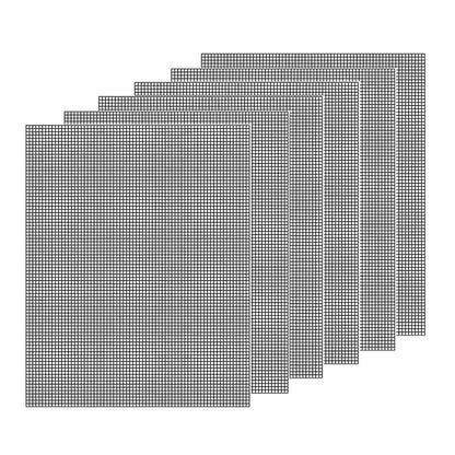 3/6/10PCS Non-Stick BBQ Grill Mat Mesh Liner Cooking Barbecue Sheet Baking Pad - 40X30cm-3PCS