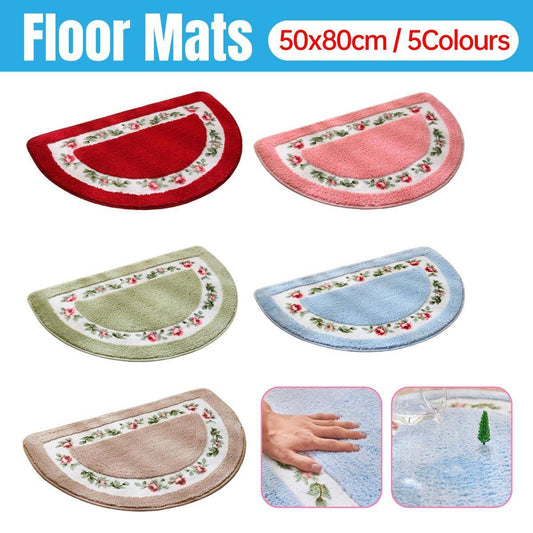 Non Slip Entry Mat Indoor Outdoor Mat Washable Foot Mat Foyer Bedroom - Pink