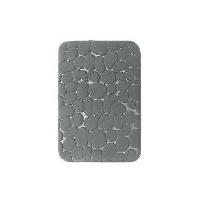 40x60cm Non-Slip Memory Foam Bath Mat Super Absorbent Floor Rug for Bathroom Use - Khaki