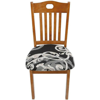 Stretch Dining Chair Seat Covers Removable Seat Cushion Slipcovers Protector - F - Mekamart Australia