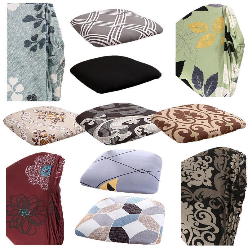 Stretch Dining Chair Seat Covers Removable Seat Cushion Slipcovers Protector - I - Mekamart Australia
