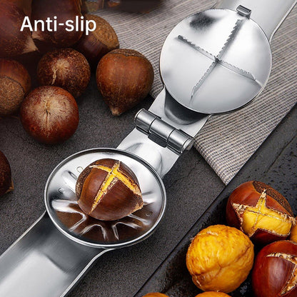 Chestnut Opener 304 Stainless Steel Cross Chestnut Shell Stripper Nut Cracker