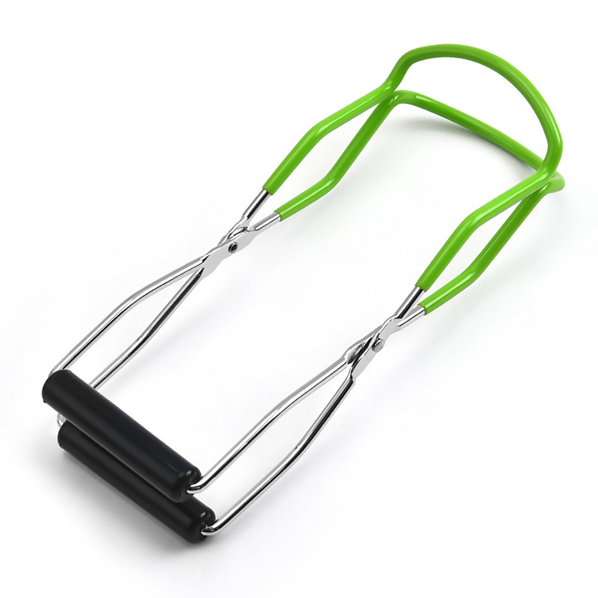 Stainless Steel Canning Jar Lifter Anti-Slip Lifting Tongs Gripper Anti-scalding - Red
