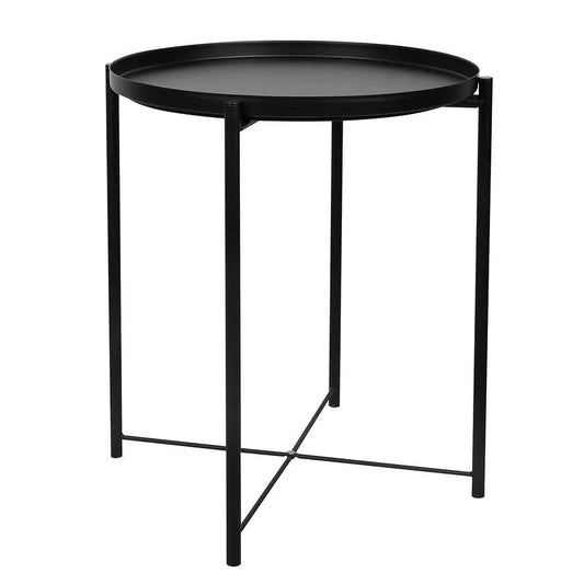 Small Coffee Table Simple Tray Mini Round Table Compact Side Table Living Room - Mekamart Australia
