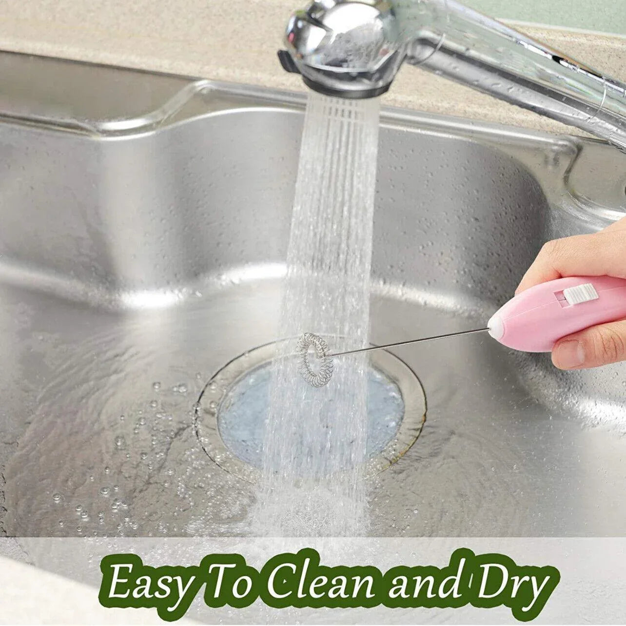 Electric Kitchen Mini Foamer Milk Frother Egg Beater Stirrer Whisk Mixer Tool - Coffee - Mekamart Australia