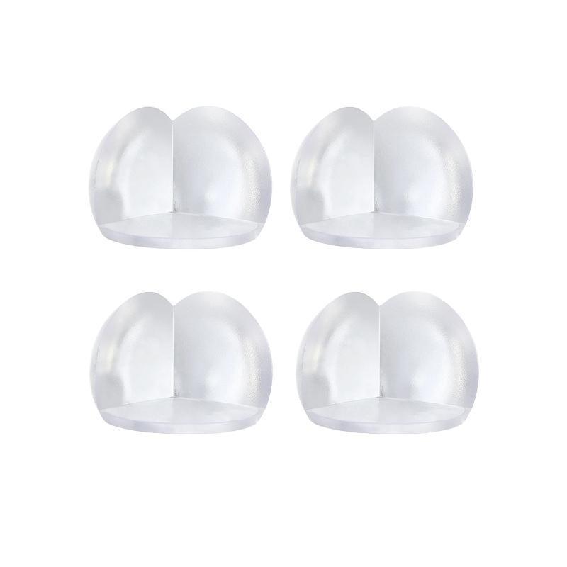 Transparent PVC Table Corner Guards Anti-Collision Protective Covers for Furniture - 1 PC