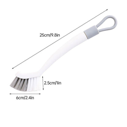 1/2pcs Small Brush for Bathroom Tile Wall Floor Gap Corner Seam Cleaning Tool - 2PCS