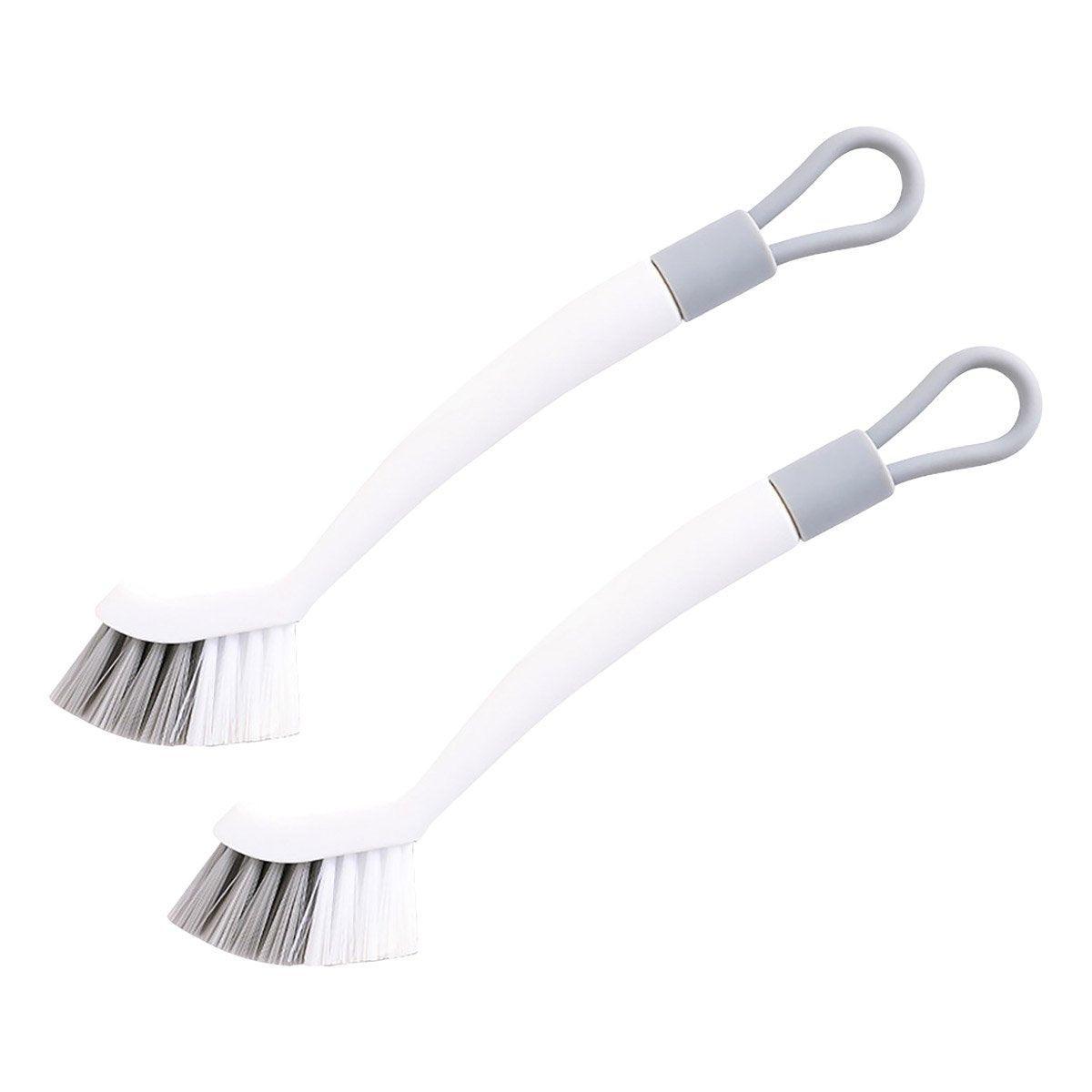 1/2pcs Small Brush for Bathroom Tile Wall Floor Gap Corner Seam Cleaning Tool - 2PCS