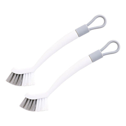 1/2pcs Small Brush for Bathroom Tile Wall Floor Gap Corner Seam Cleaning Tool - 2PCS