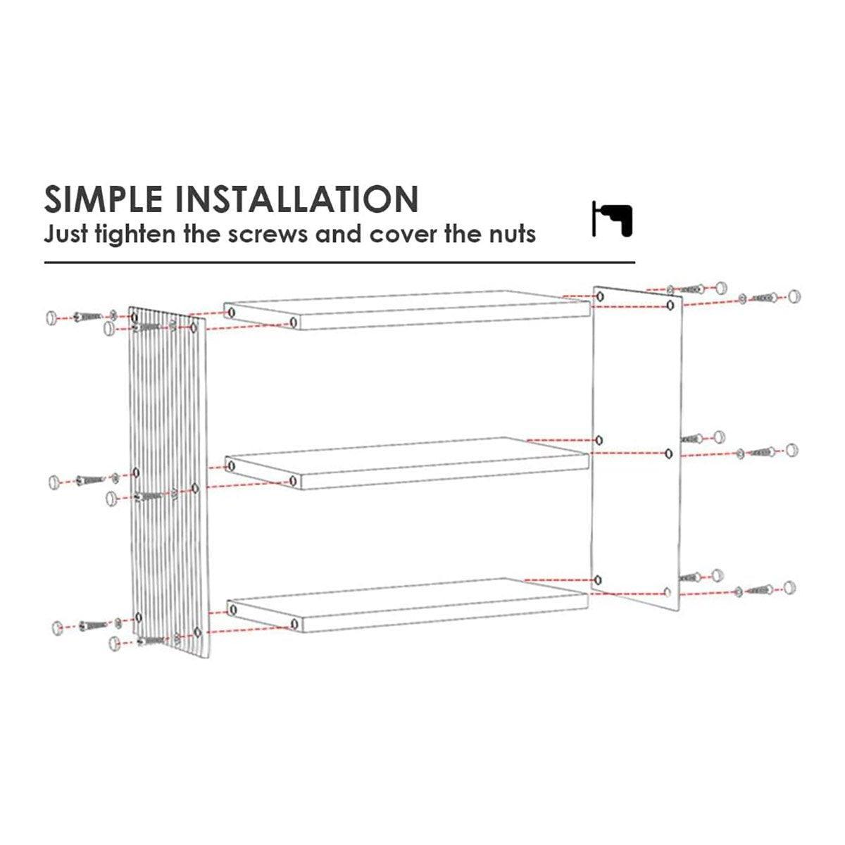 Acrylic Desktop Cup Holder Multi-Purpose Portable Storage Organizer For Home - White