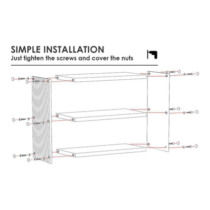 Acrylic Desktop Cup Holder Multi-Purpose Portable Storage Organizer For Home - White