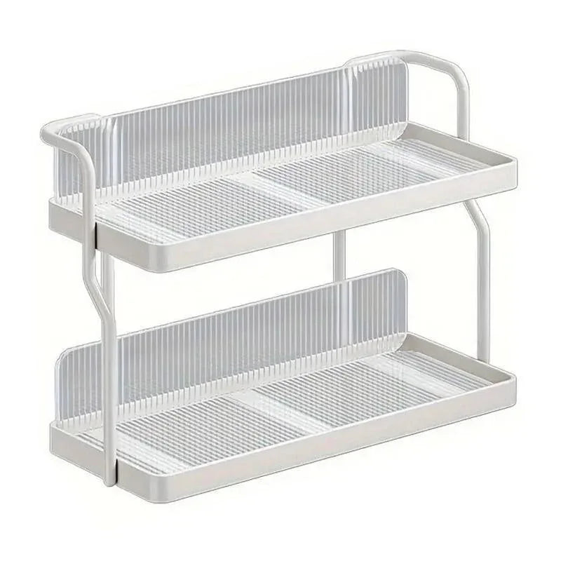 2 Tier Shelf Kitchen Storage Rack Organizer for Home and Countertop Organization - Mekamart Australia