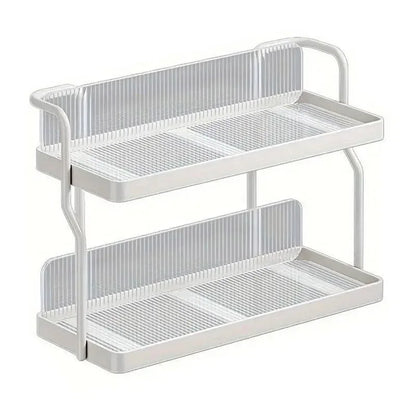 2 Tier Shelf Kitchen Storage Rack Organizer for Home and Countertop Organization - Mekamart Australia