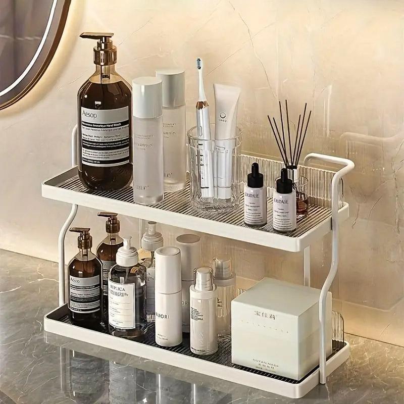 2 Tier Shelf Kitchen Storage Rack Organizer for Home and Countertop Organization - Mekamart Australia