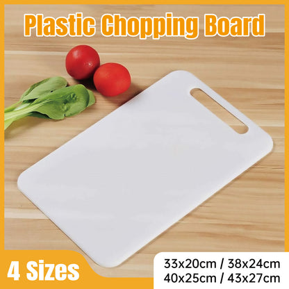 Plastic Cutting Board Small Size Chopping Board for Kitchen Food Prep Home Use - 33x20cm
