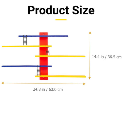 Multi Layer Wall Display Rack Step Shelf for Toys Dolls Desk Room Office Decor