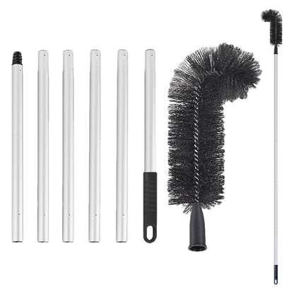 Gutter Cleaning Brush Roofing Tool with Pole 208cm for Long Splicing Gutter