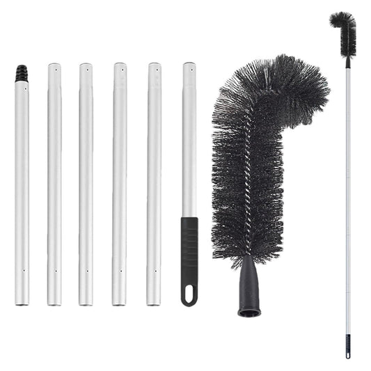 Gutter Cleaning Brush Roofing Tool with Pole 208cm for Long Splicing Gutter