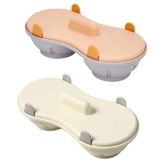 Microwave Egg Steamer With Lid Kitchen Egg Cooker Poacher Steam Box Container - Orange - Mekamart Australia