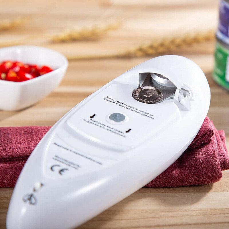 Electric Touch Can Opener with Jar Grip One-Touch Automatic Kitchen Tool
