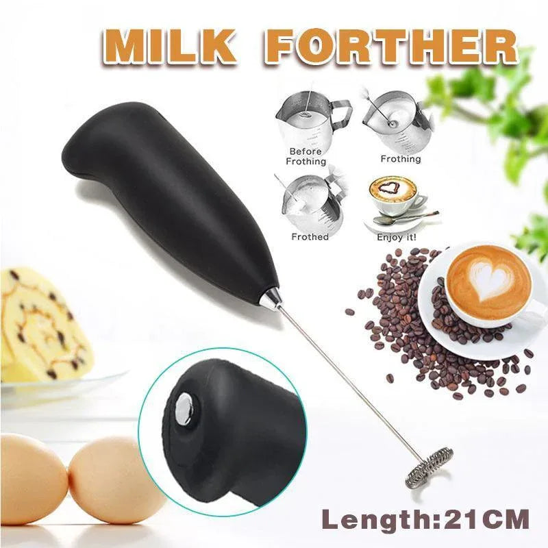 Milk Frother for Coffee Handheld Frother Electric Whisk, Milk Foamer, Mini Mixer