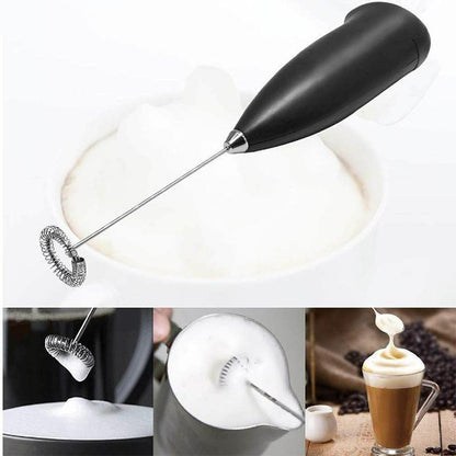 Milk Frother for Coffee Handheld Frother Electric Whisk, Milk Foamer, Mini Mixer