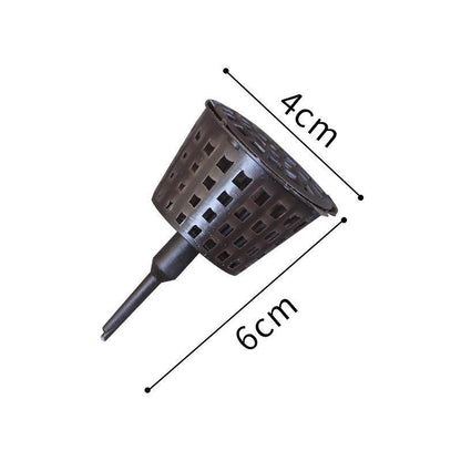 100x Plastic Fertilizer Baskets with Lid Balcony Gardening Tools Bonsai Supplies