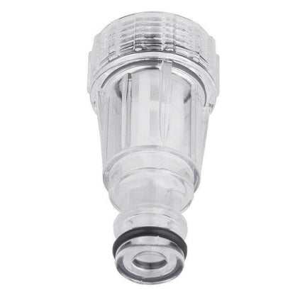 2PCS High Pressure Washer Inlet Filter Connector Fittings Transparent Adapter