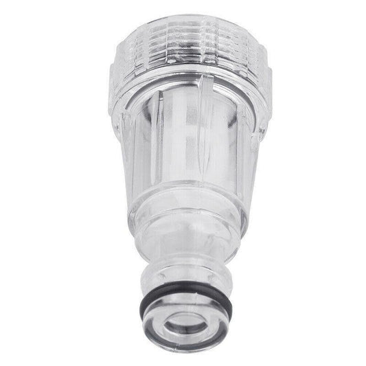 2PCS High Pressure Washer Inlet Filter Connector Fittings Transparent Adapter