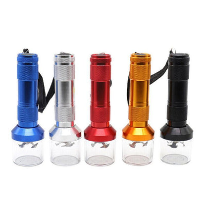 Electric Portable Pocket Metal Herb Weed Tobacco Grinder Spice Crusher Gift Au - Red