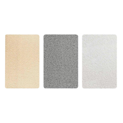 Waterproof Non-Slip Bathroom Shower Mat Anti-Slip Rug Toilet Floor Mat Washable - Grey-43*75cm