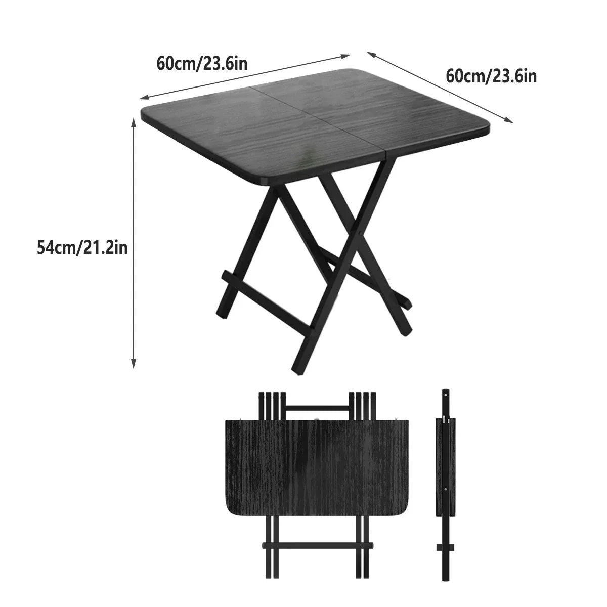 Folding Dining Table Model Portable Simple Household Table Compact Space Saving - Mekamart Australia