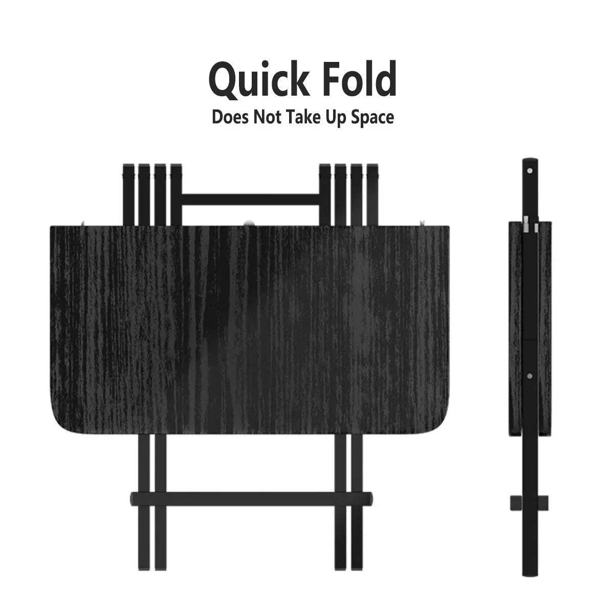 Folding Dining Table Model Portable Simple Household Table Compact Space Saving - Mekamart Australia