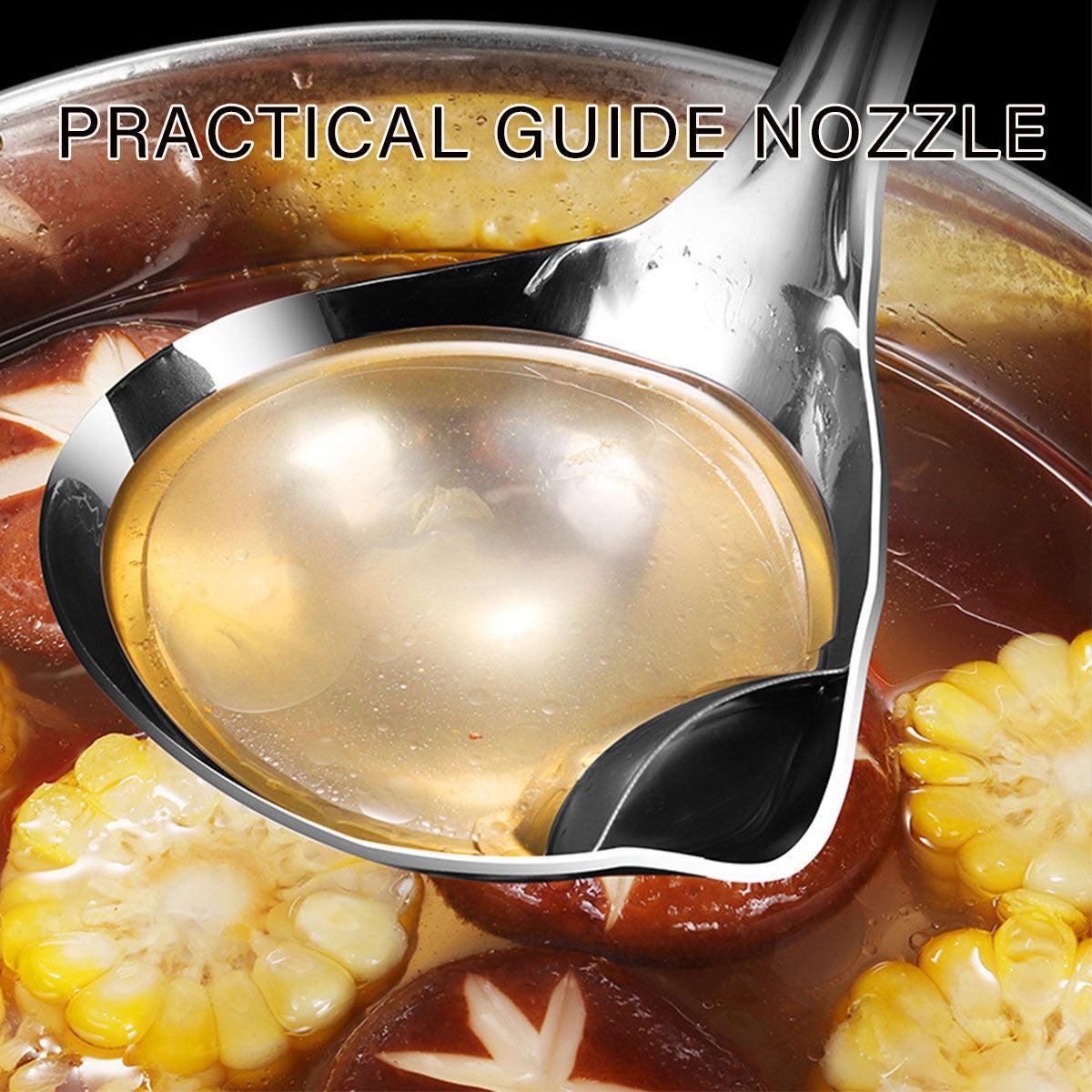 Oil Separator Spoon Kitchen Multifunctional Filter Household Hot Pot Soup Spoon - S